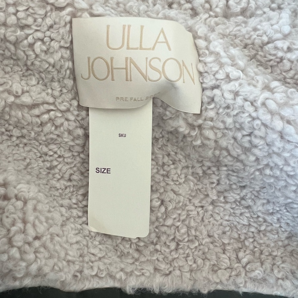 ULLA JOHNSON Aitana Rip Stop Fleece Bomber Jacket - Picture 5 of 14